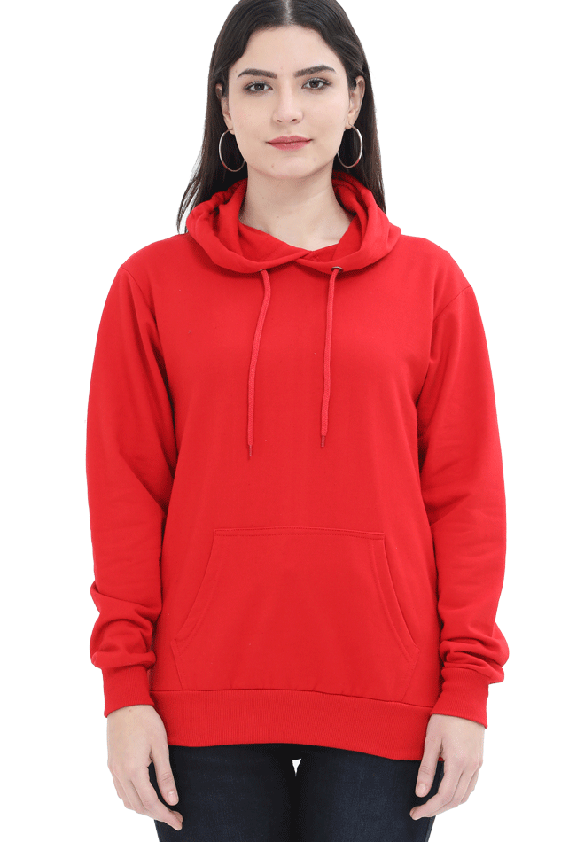 Solid Unisex Hooded Sweatshirt