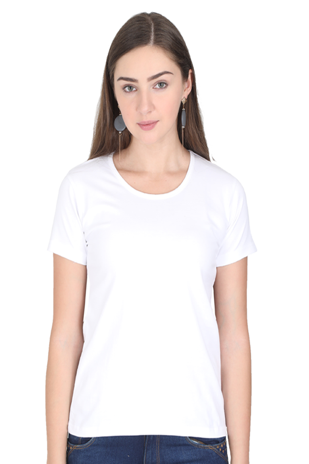 Solid Women round neck t-shirt