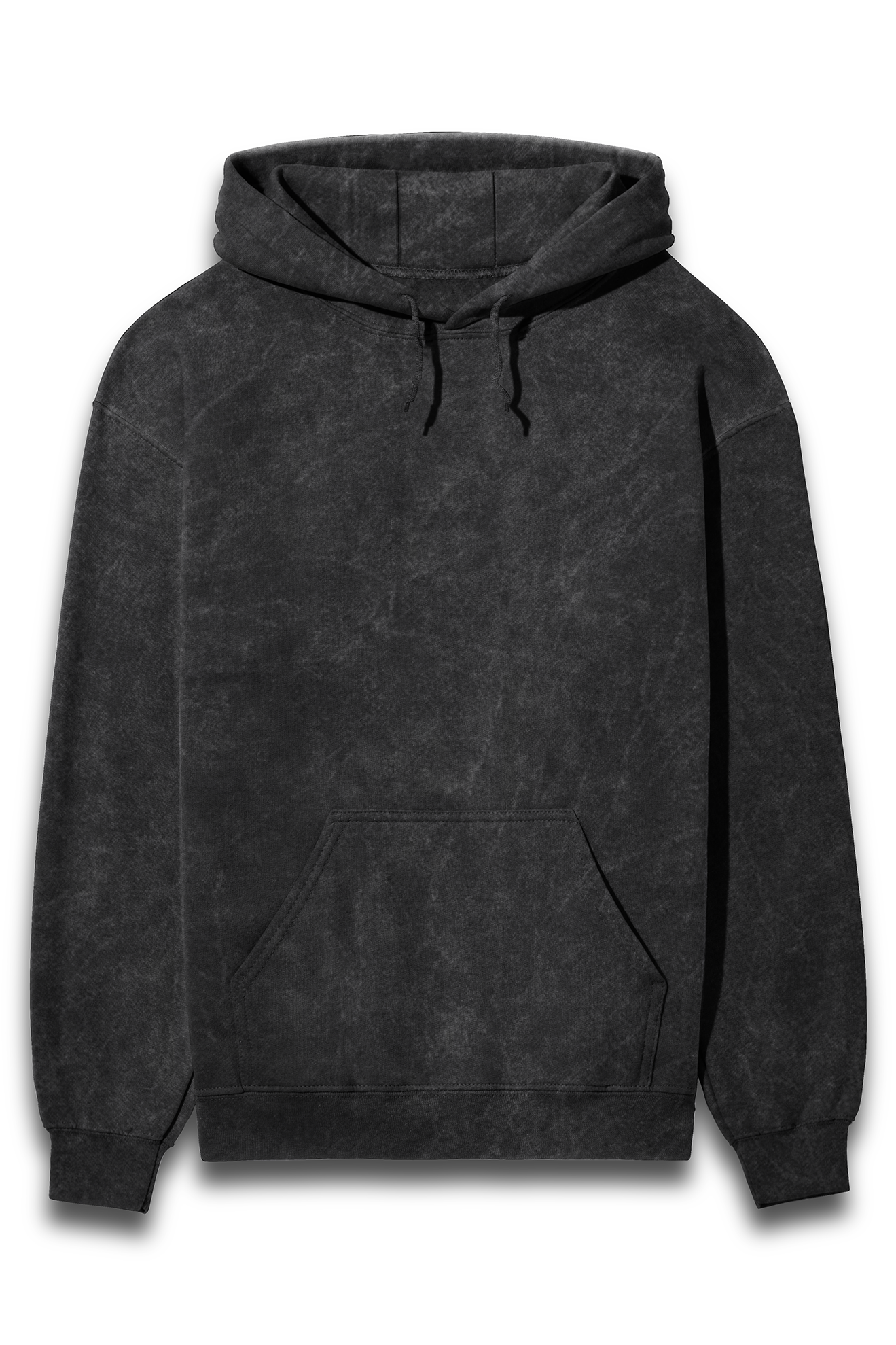 Acid washed Black Hoodie