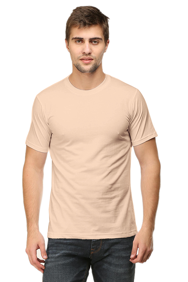 Solid Unisex Round Neck t-shirt