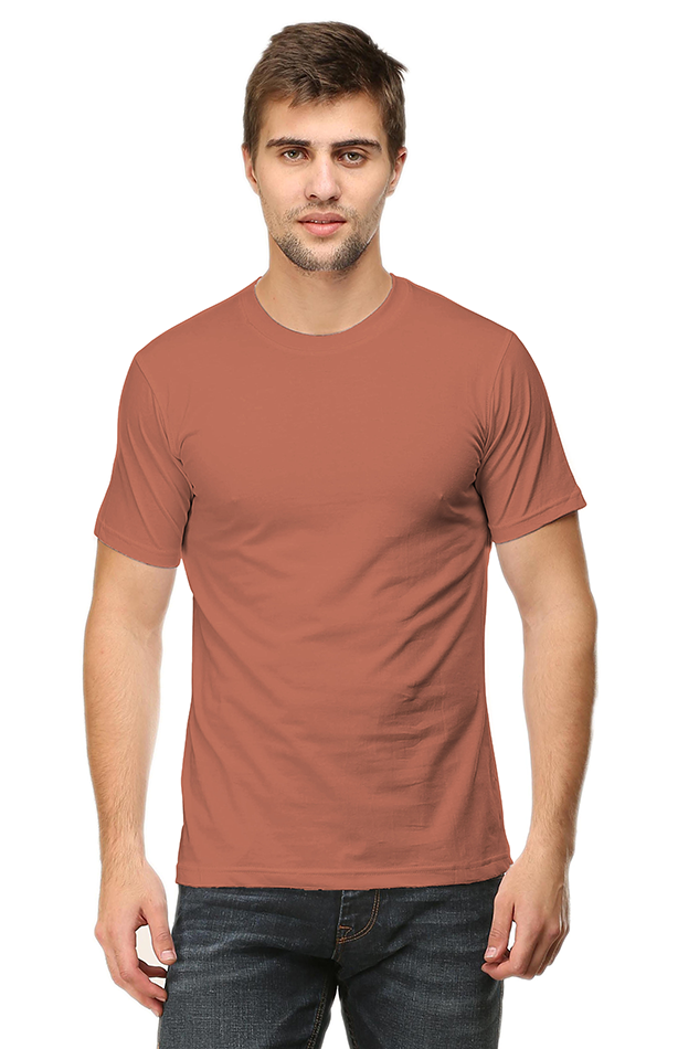Solid Unisex Round Neck t-shirt