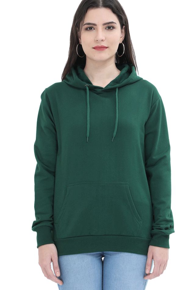 Solid Unisex Hooded Sweatshirt