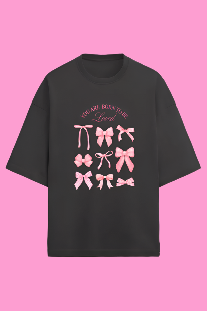 Cute Bows Black t-shirt