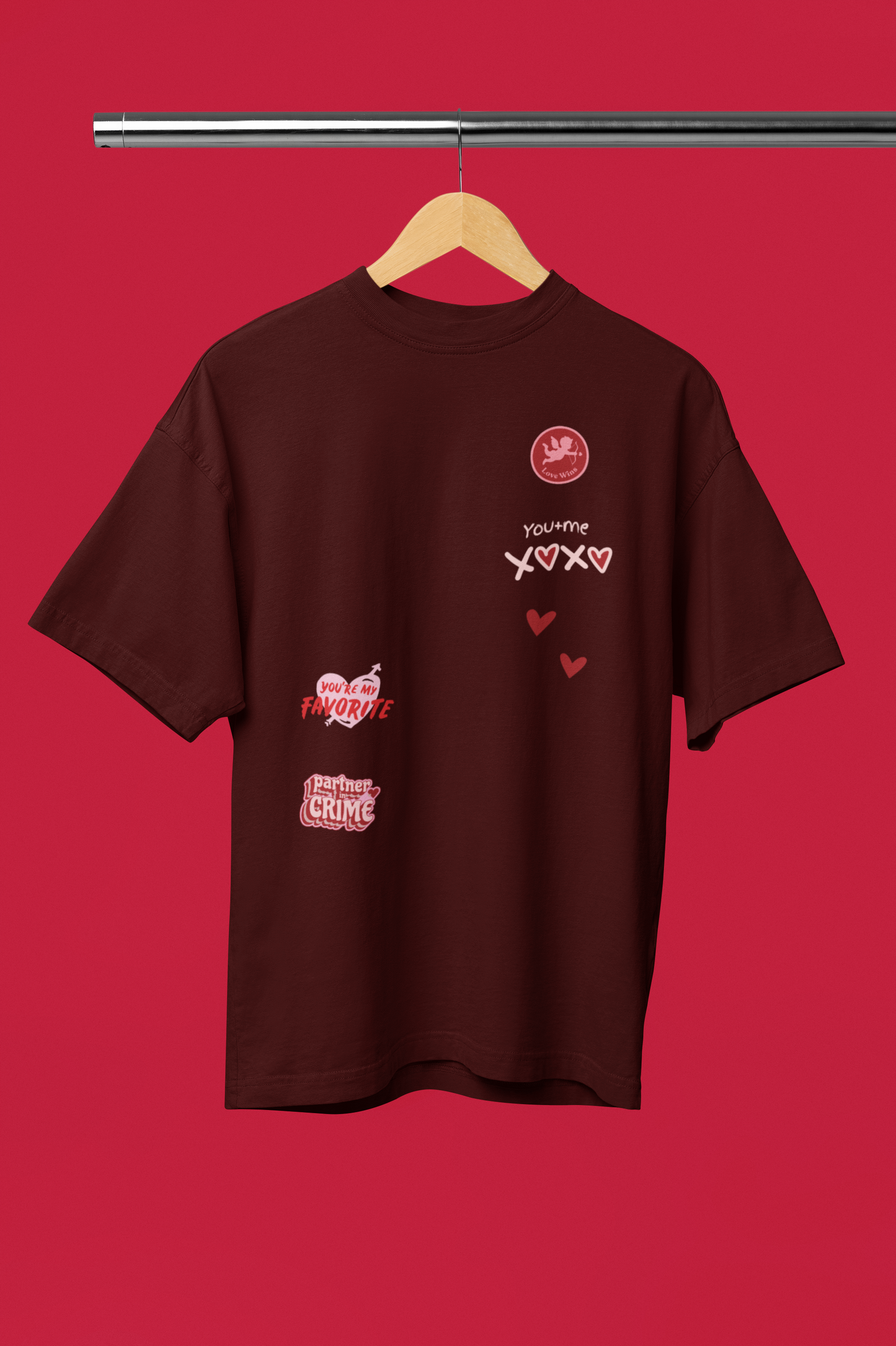 You + me Oversized t-shirt