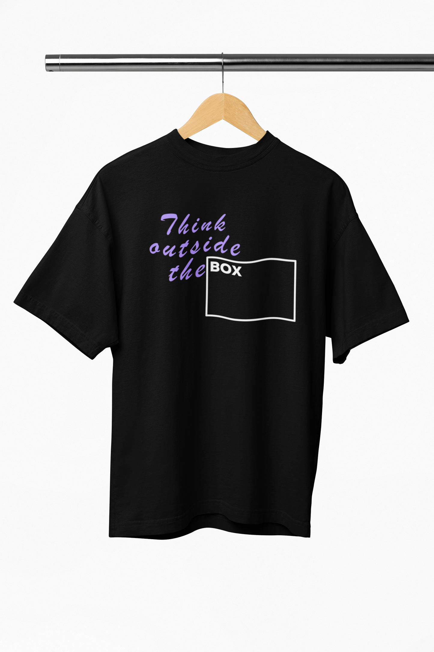 Think outside the box Oversized t-shirt