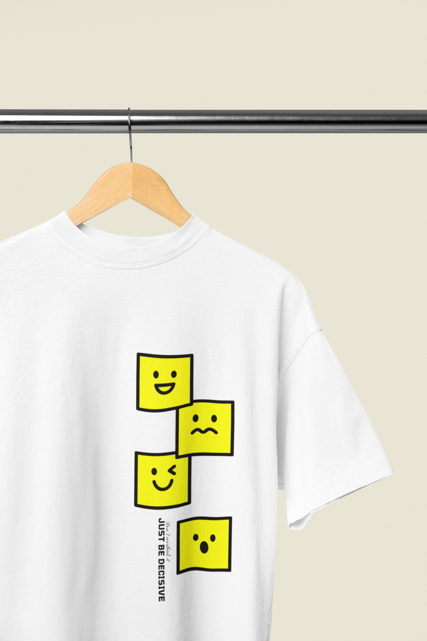 Be decisive Oversized t-shirt
