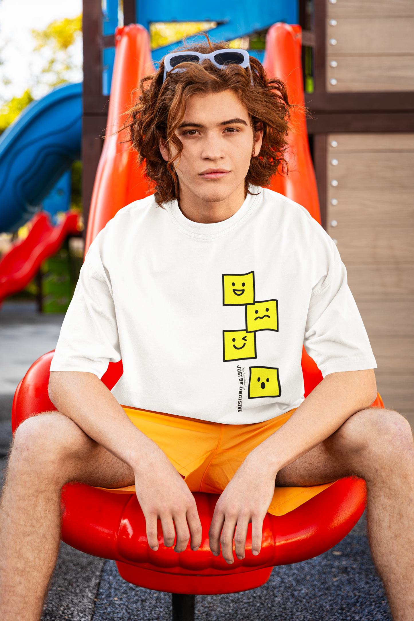 Be decisive Oversized t-shirt