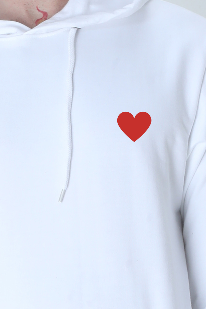 I love you baby hooded sweatshirt in White