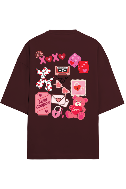 XOXO French Terry Oversized t-shirt