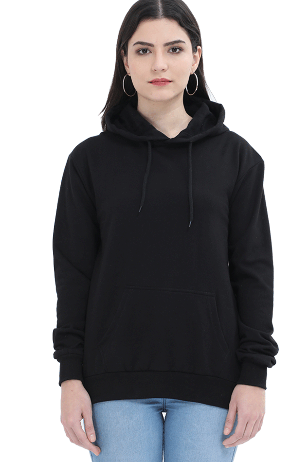 Solid Unisex Hooded Sweatshirt