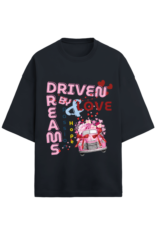 Driven by love Oversized t-shirt