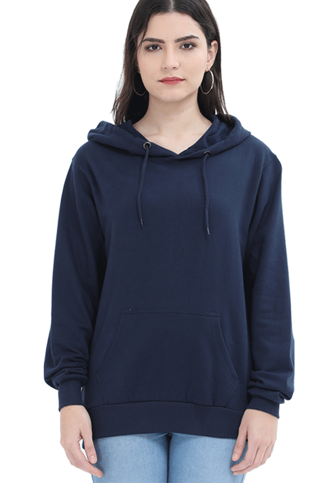 Solid Unisex Hooded Sweatshirt