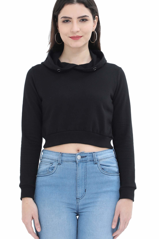 Back Cropped Hoodie