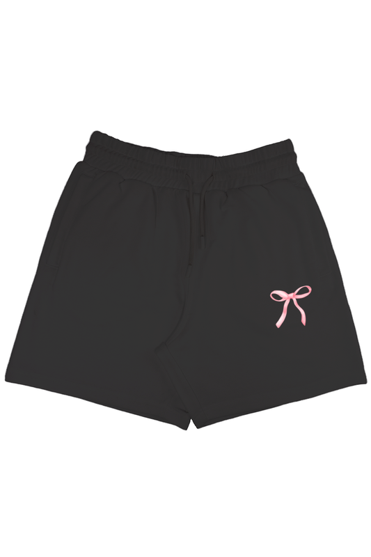 Cute Bow Black Shorts