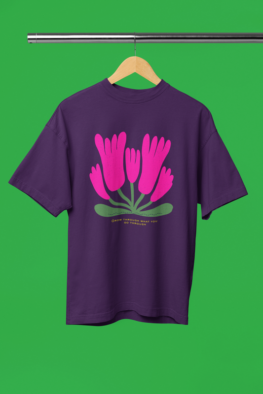 Grow Through Flower Oversized t-shirt