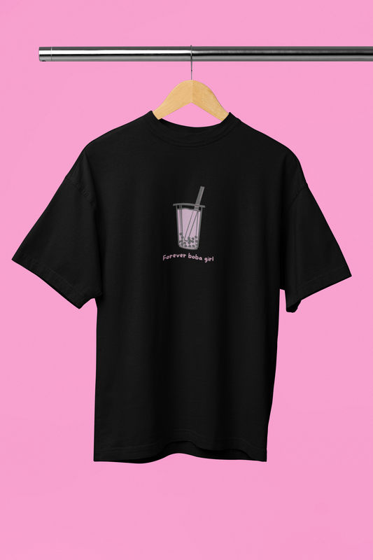 Forever Boba girl Oversized t-shirt